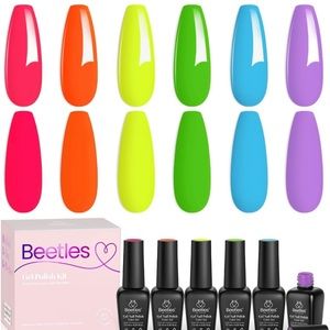 Beetles Gel Nail kit - includes led finger lamp ( does not include top coat )